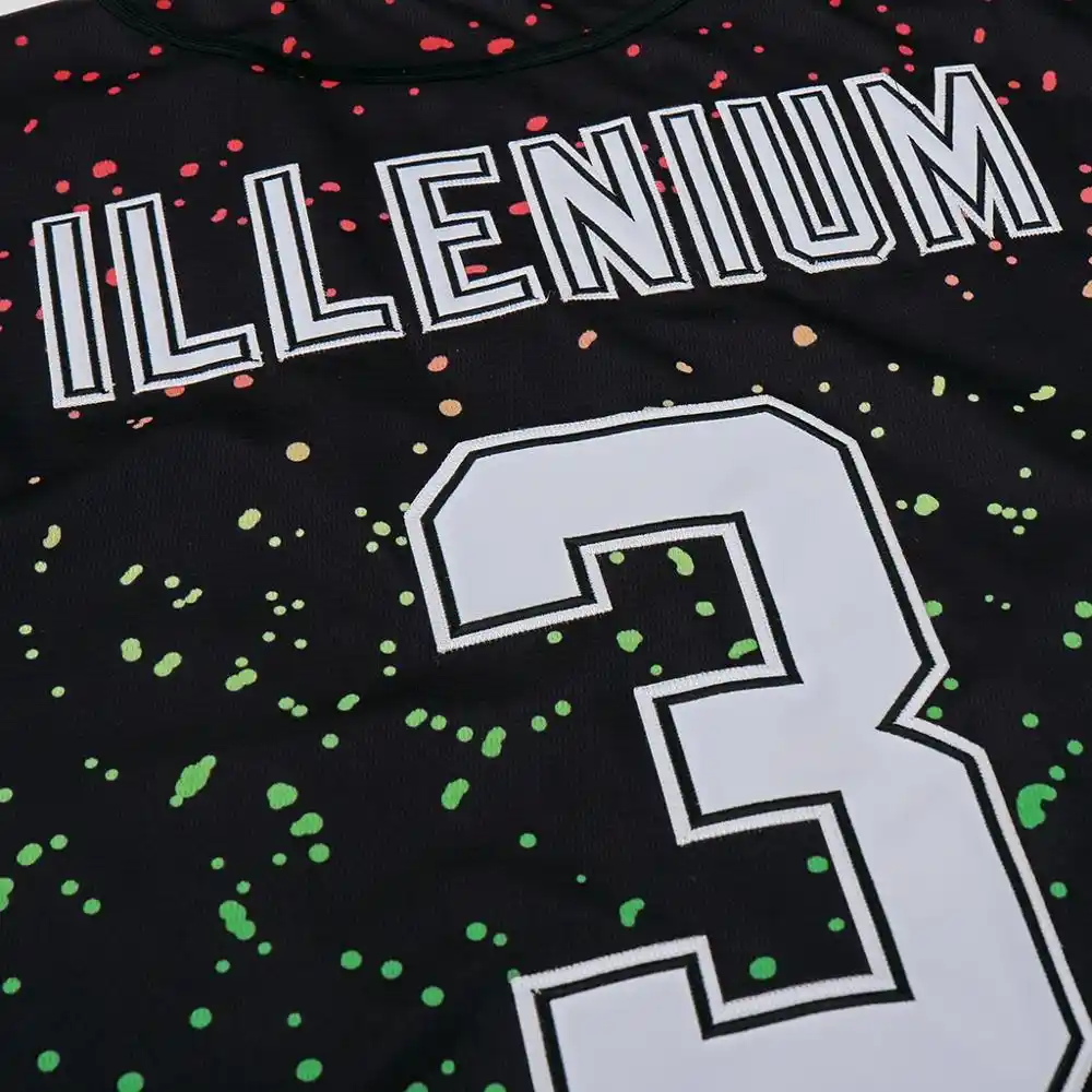 先祖返り野球ユニフォーム Illenium ジャージ歌手 3 ステッチファッションバージョンダイヤモンド版送料無料 野球ユニフォーム Aliexpress