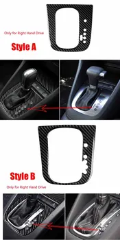 

Carbon Fiber Console Gear Shift Panel Cover For VW Golf 6 MK6 GTI R 08-12 RHD