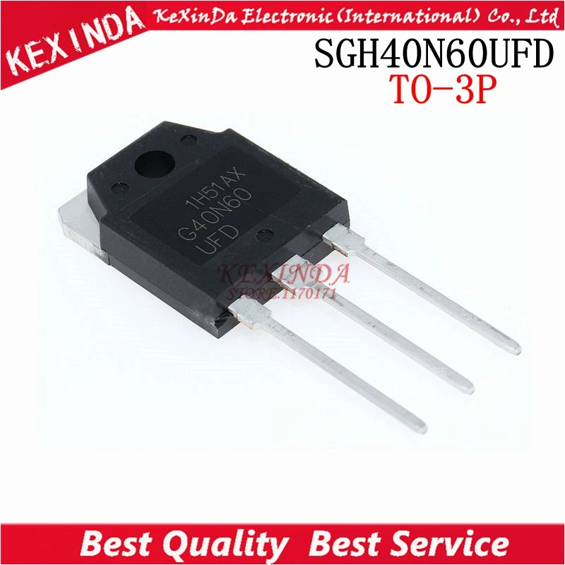 Бесплатная доставка 10 шт./лот SGH40N60UFD G40N60UFD G40N60 UFD IGBT транзисторы 600 в 40A 160 Вт TO3P