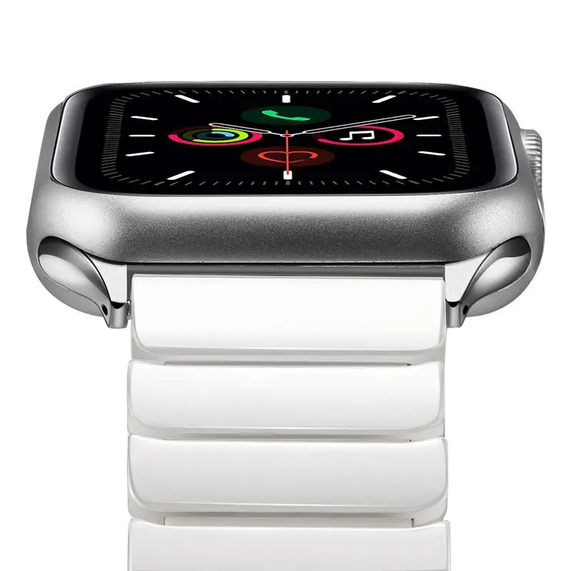 Новый керамический ремешок для часов iWatch Apple Watch 44 мм 42 40 38 серии 5 4 3 2 1 женщин и