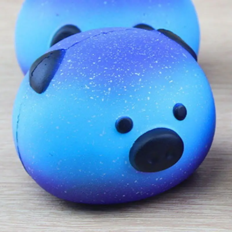 Антистрессовая милая мягкая игрушка Galaxy Pig Squishy медленно поднимающиеся животные Squishi ремешок для телефона мягкие забавные игрушки для детей