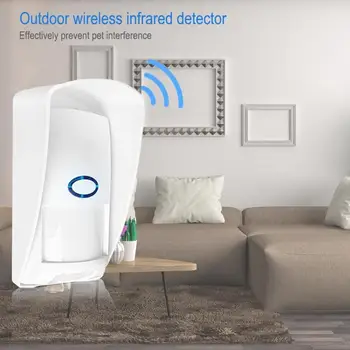 433Mhz Pet Immune Outdoor Waterproof Wireless PIR sensor Infrared Motion Detector for Anti-Pet Home Security Alarm System 1