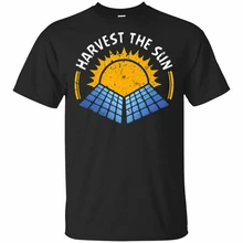 Harvest The Sun Solar power province Sustainable Black, темно-синяя футболка S-6Xl воздухопроницаемая футболка