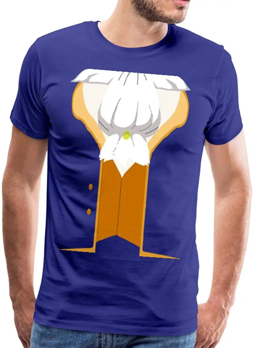 Beast Jacket Aristocratic Rococo Costume Men's Premium T-Shirt Unisex men women t shirt |