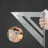 Règle de Triangle règle d'angle d'épaississement de 90 degrés mesure de charpentier en alliage d'aluminium règle carrée outil de disposition outil de mesure ► Photo 3/6
