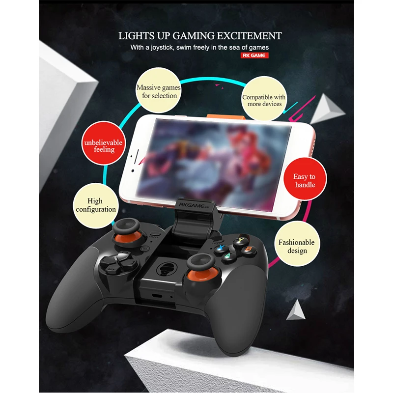 Для IOS Android PC игровые аксессуары Практичный Прочный высококачественный 4-й Bluetooth беспроводной игровой контроллер геймпад