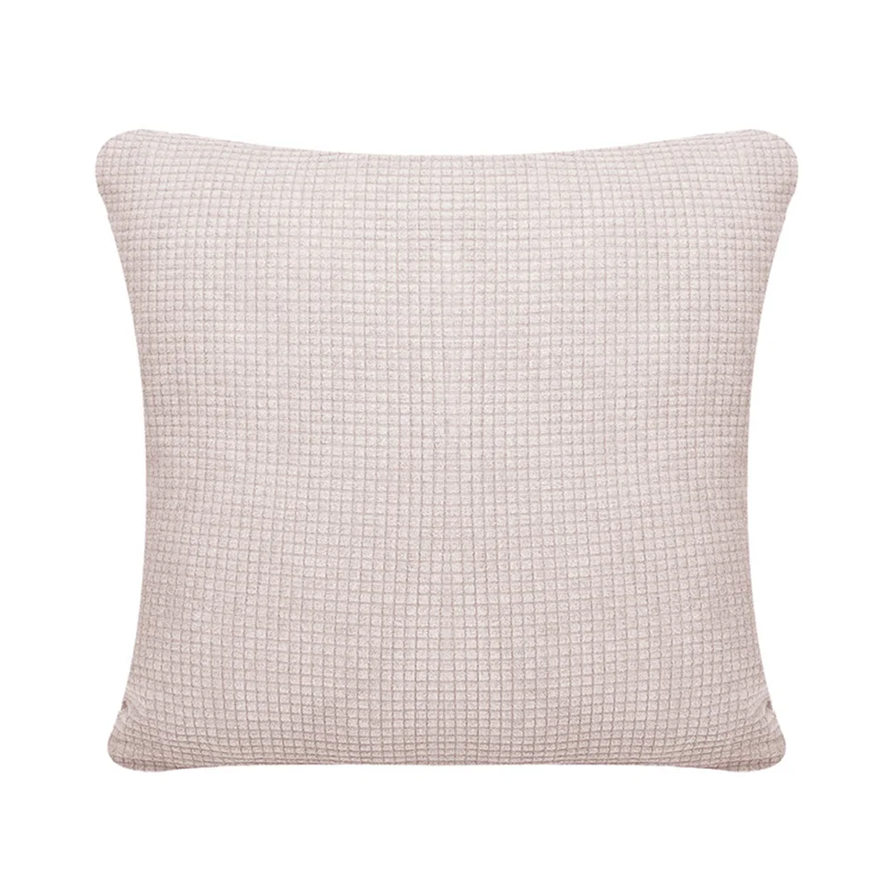 

Cloth Solid Decoration Anti Dust Waterproof Living Room Pillow Cover Lattice Type Office Washable Protection Removable Home