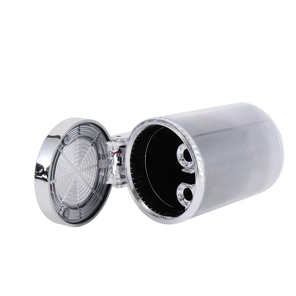 New Car Ashtray With LED Light Portable Ashtray Auto Smoking Smokeless Accessories