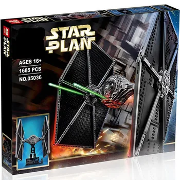 

05036 Lepining Star Wars TIE Fighter Children Toys Model Building Set Educational Blocks Bricks DIY Kids Gift Compatible 75095
