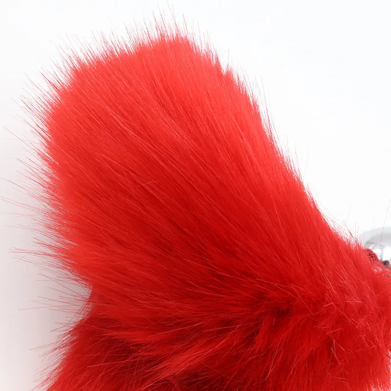 Аниме Реквизит для косплея лисий хвост Анальная пробка металлическая мягкий