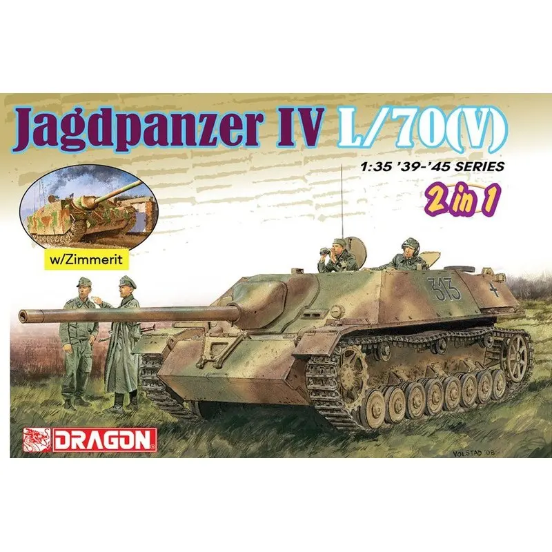 DRAGON 6498 1/35 Jagdpanzer IV L/70(V)-набор моделей