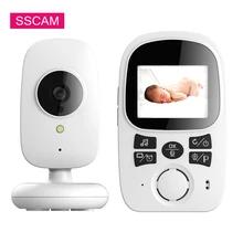 Камера беспроводной связи wifi для наблюдения за ребенком, Бейби-монитор двухстороннее аудио-разговора воспроизведения музыки видео наблюдение мониторинг 3 метров Ночное видение с Батарея