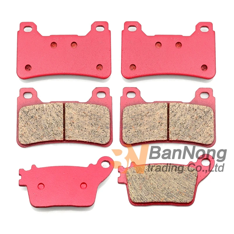 For Honda CBR600RR /ABS 2007-2017 CBR1000RR Fireblade 2006-2016 CBR1000RRA ABS 2009-2016 Front Rear Brake Pads Kit Set | Автомобили и