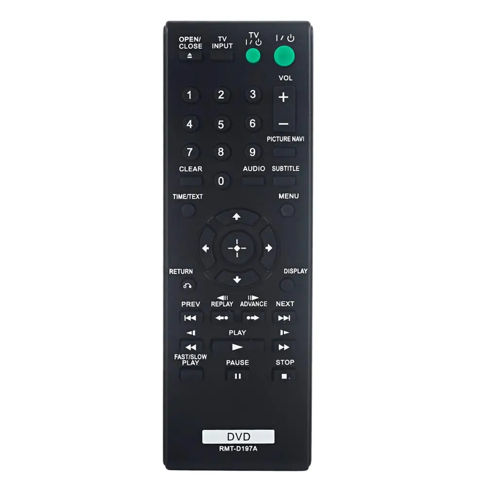 Sony Dvd Control Remote Control Remote Control Sony Dvd Player Rmtd197a Aliexpress