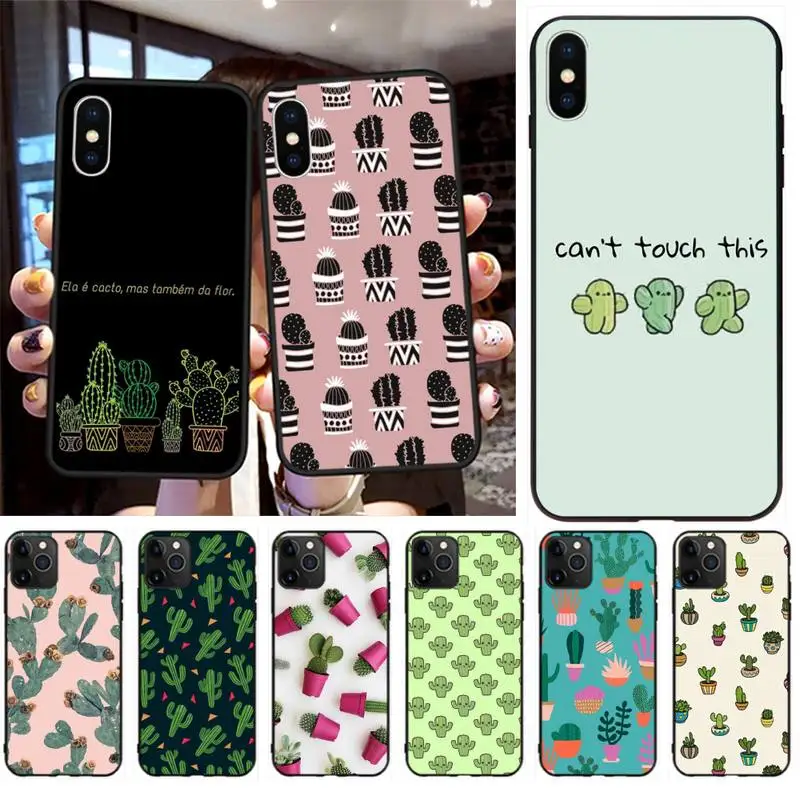 Чехол для телефона с изображением сильного кактуса iPhone 11 pro XS MAX 8 7 6 6S Plus X 5S SE 2020