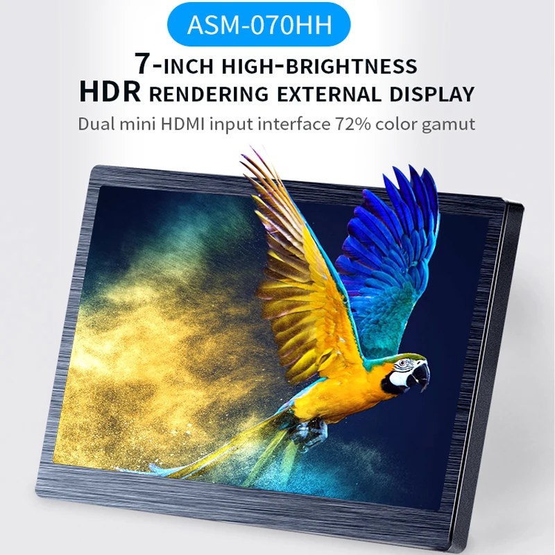 7 Inch IPS Portable HDR Rendering External Display