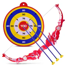 Складной лук стрела игрушка набор Горячая Открытый пластик стрельба игрушки Рогатка моделирование спортивные игры для детей