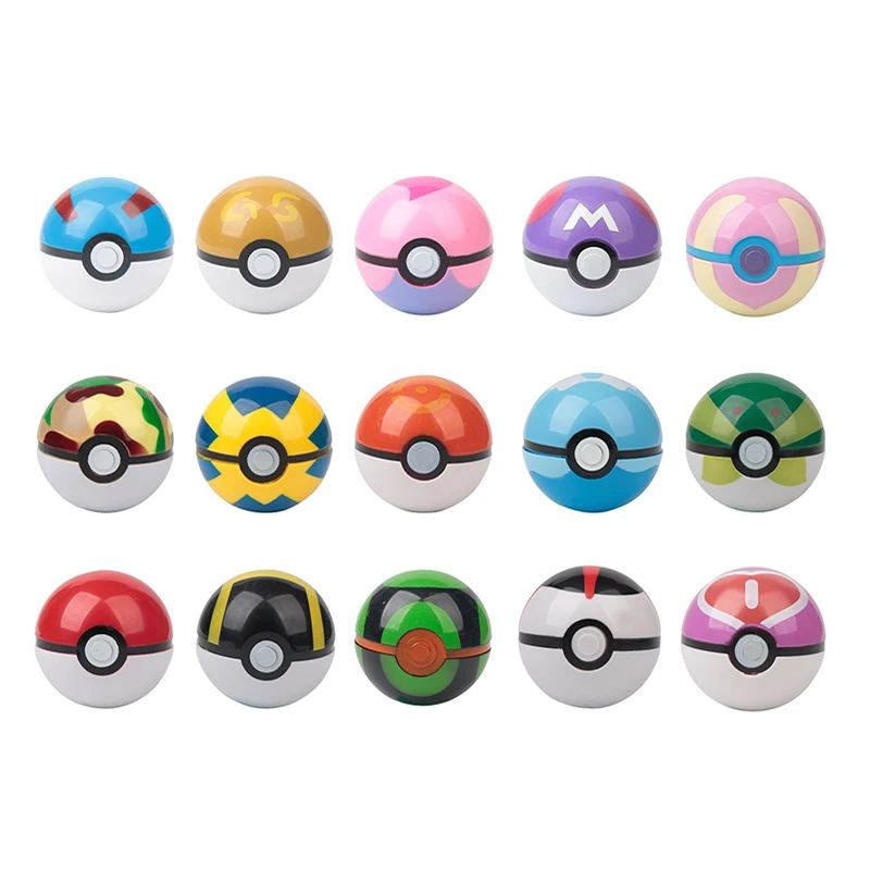 1 шт. Takara Tomy Покемон Пикачу питомец эльф мяч Pokeball 7 см всплывающие тыкалки Мячи