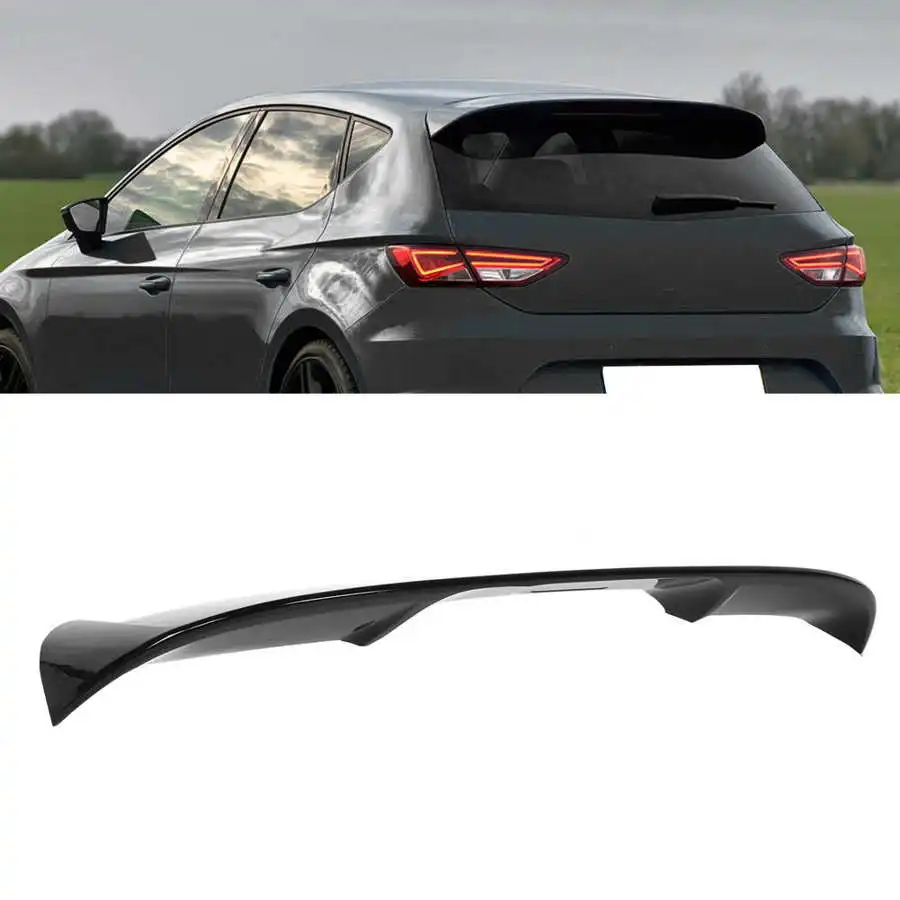 BECQUET - AILERON DE TOIT SPORT NOIR MAT SEAT LEON 3 5F 2012-2020