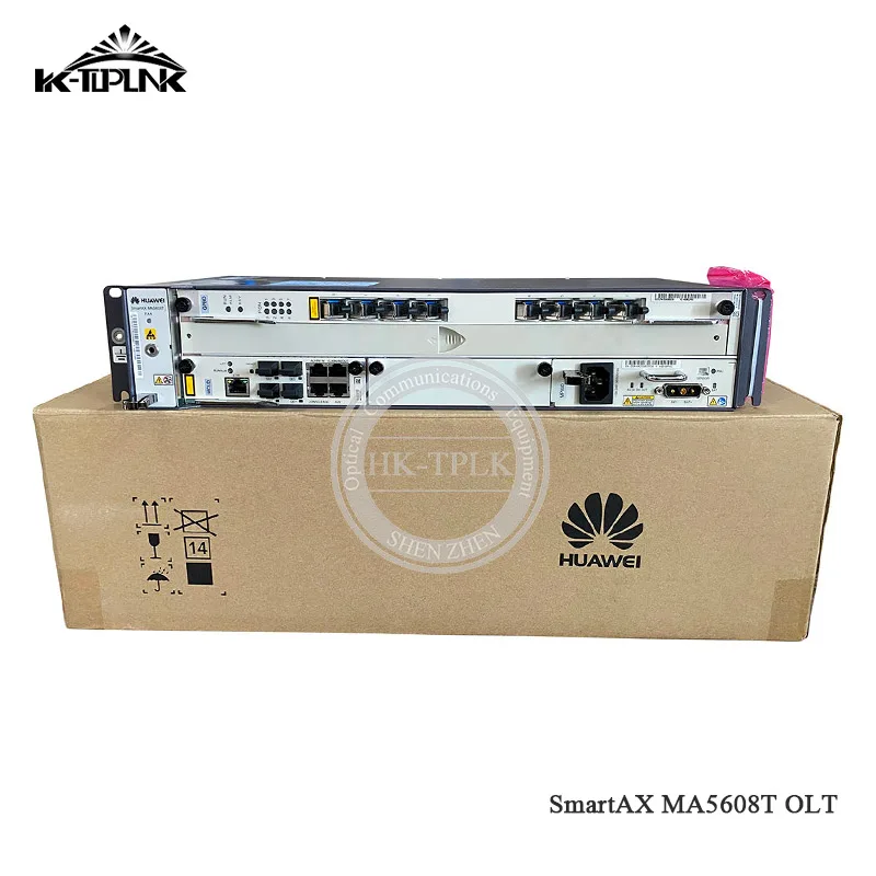 16PON GPON Hua Wei OLT MA5608T 1G MUCD 8 порт 16 портов плата AC MPWD Power с C + SFP|Оптоволоконное