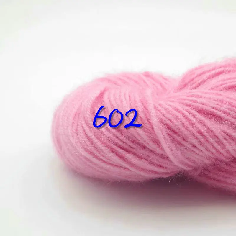 2 balls* 150g squirrel woolen Fil-Lumiere thick yarn cap hat mohair wool coat thread knitting needle yarn scarf line soft ZL49 - Цвет: 602