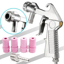 Набор инструментов пескоструйная обработка абразивного пистолета инструменты для очистки стекла инструмент для удаления ржавчины воздушный комплект Портативный+ 4* керамическое сопло