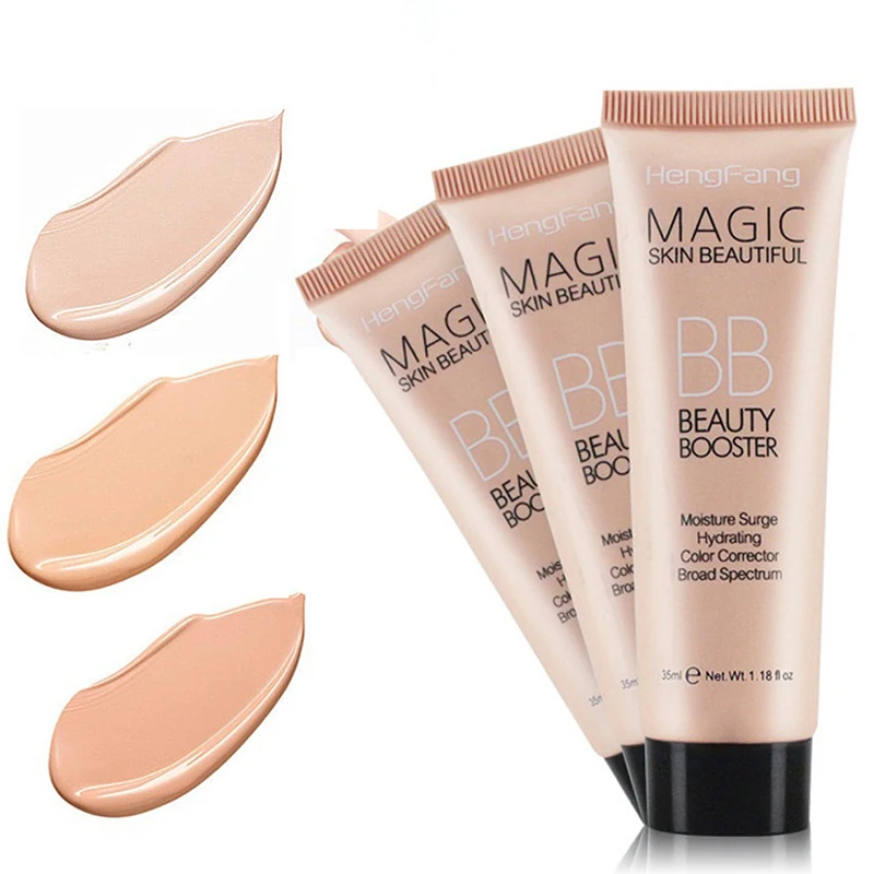 

3 Colors Long Lasting BB Cream Face Brighten Base Foundation Waterproof Concealer Moisturizing Whitening Make Up TSLM2