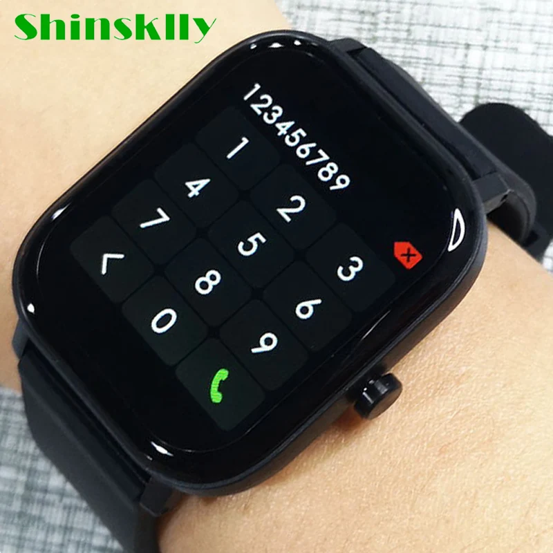 Fitness Bracelet Smart-Watch Dial Bluetooth IP67 Call-Sport Music-Control Custom Waterproo