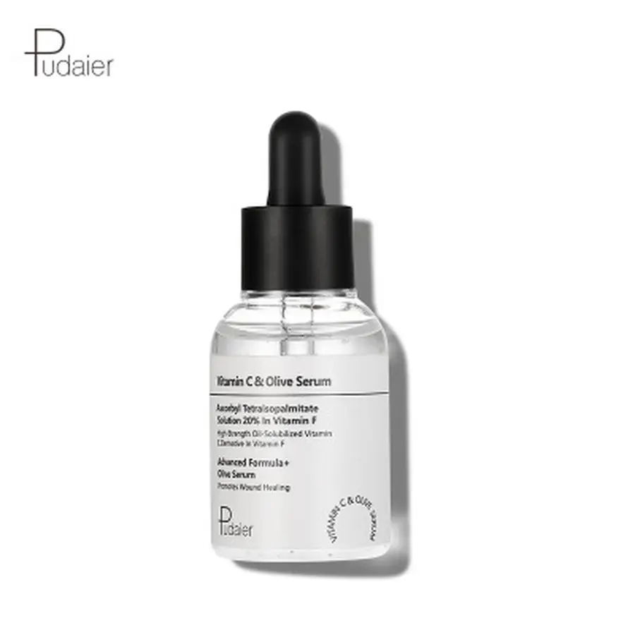 Pudaier 50ml Face Serum Vitamin C Olive Serum Improve Complexion Moisturzing Whitening Hyaluronic Acid Cream Bright Skin Care Pudaier 50ml Face Serum Vitamin C Olive Serum Improve Complexion Moisturzing Whitening Hyaluronic Acid Cream Bright Skin Care