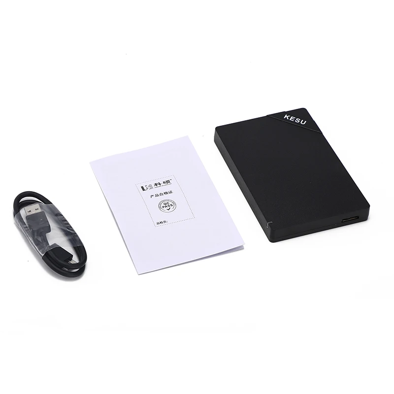 Original KESU 2.5 Inch External Hard Drive Storage USB 3.0 HDD Portable External HD Hard Disk for Desktop Laptop Server