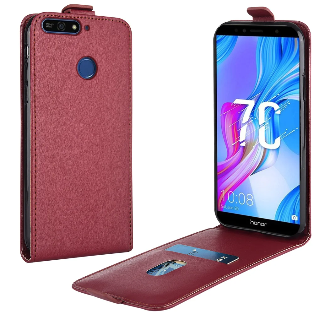 Флип-чехол для Huawei Honor 7C женский кожаный чехол 7c | Мобильные телефоны и аксессуары