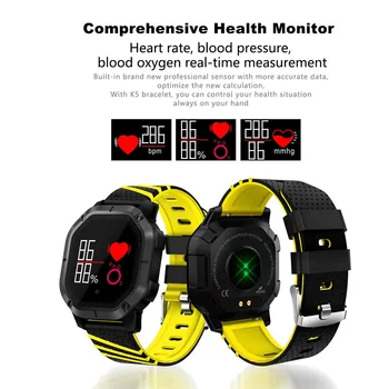 

Smart Wristband IP68 Waterproof Swimming Heart Rate Step Counting Bracelet Bluetooth 4.0 Sports Watch