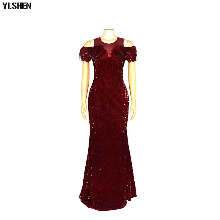 Long Evening Dress African Dresses for Women Dashiki African Clothes Elegant Feather Ankara Dresses Ladies Robe Africa Clothing 06