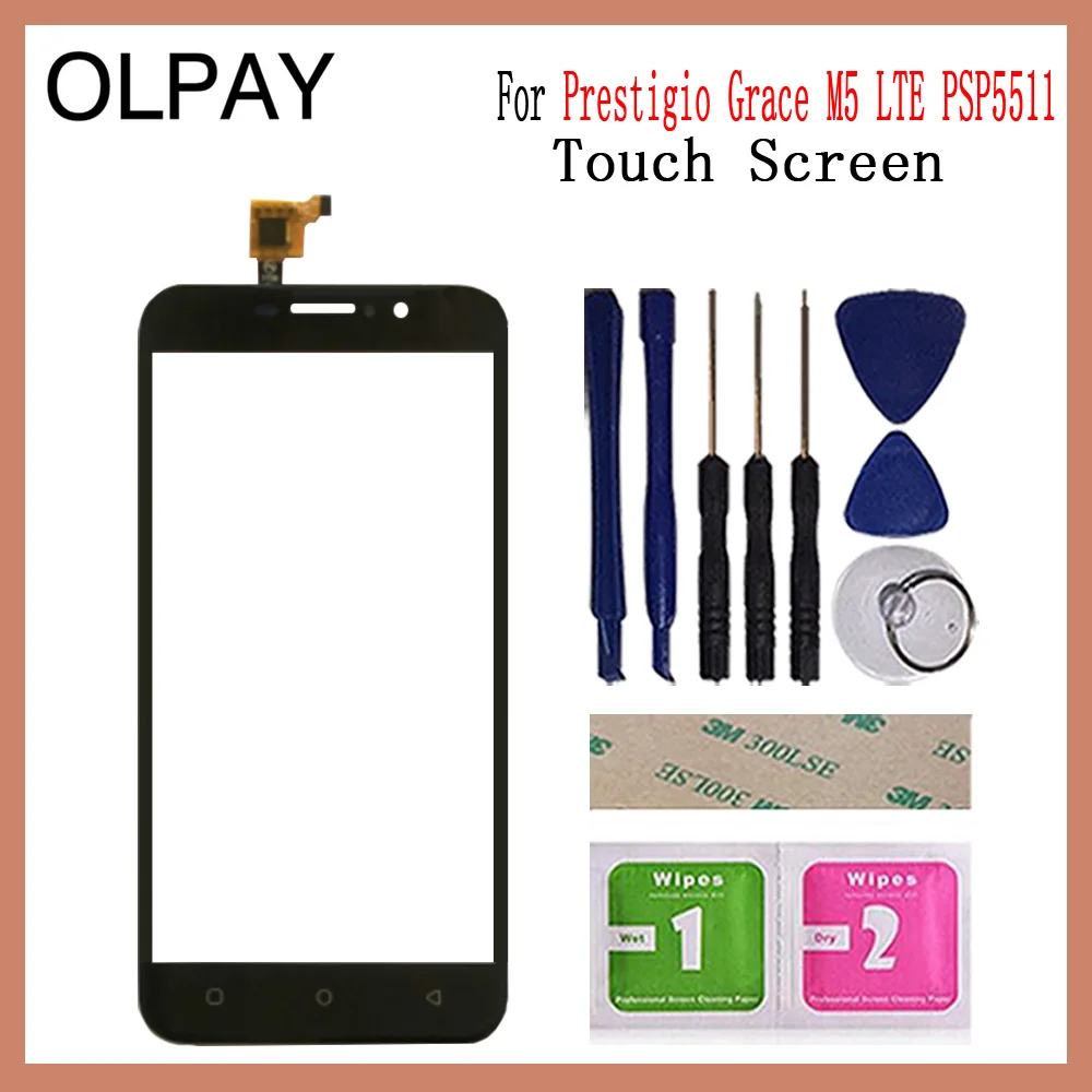 OLPYA 5,0 ''сенсорный экран для Prestigio Grace M5 LTE PSP5511 DUO сенсорный экран стекло дигитайзер панель объектив сенсор стекло запчасти