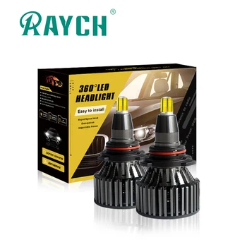 

Raych 3D 360 degree 6 Sides Canbus LED Car Headlight Car Bulb Ice Lamp for Car H1 H3 H7 H8 H9 H11 HB3 HB4 H27 9012 White 4300Lm