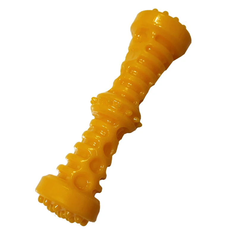 Slender yellow Игрушки для домашних животных резиновые устойчивые к звуку и укусам игрушки Лабрадор Алар средний и большой размер собаки моляры игрушки для собак - Цвет: Slender yellow