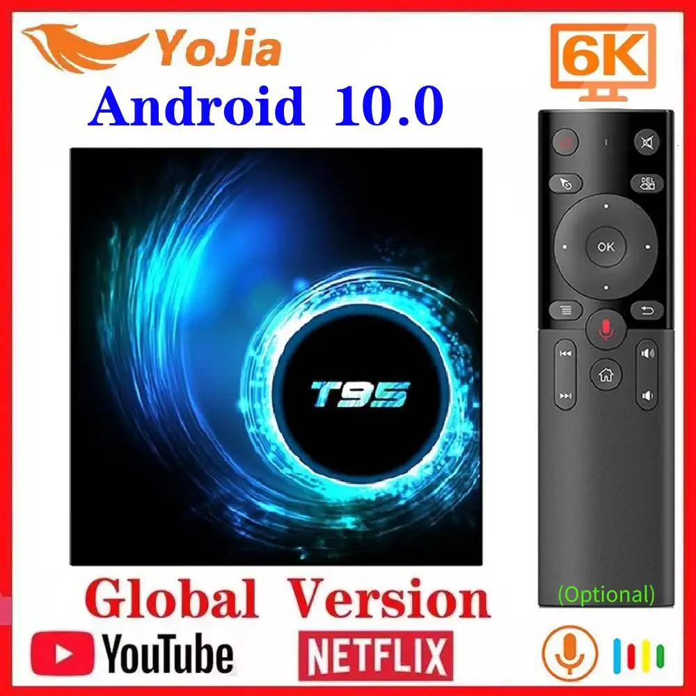  Android TV Box Android 10.0 MAX 4GB RAM 64GB ROM Allwinner H616 Quad Core 6K Wifi Media Player Goog