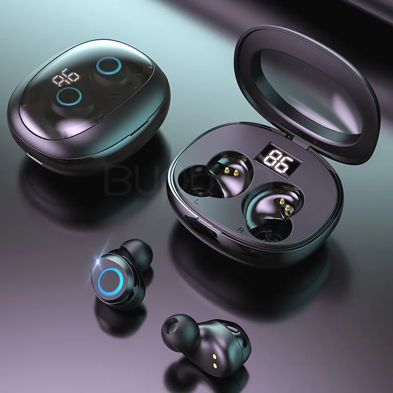 9D стерео мини беспроводные Bluetooth наушники с микрофоном сенсорное управление