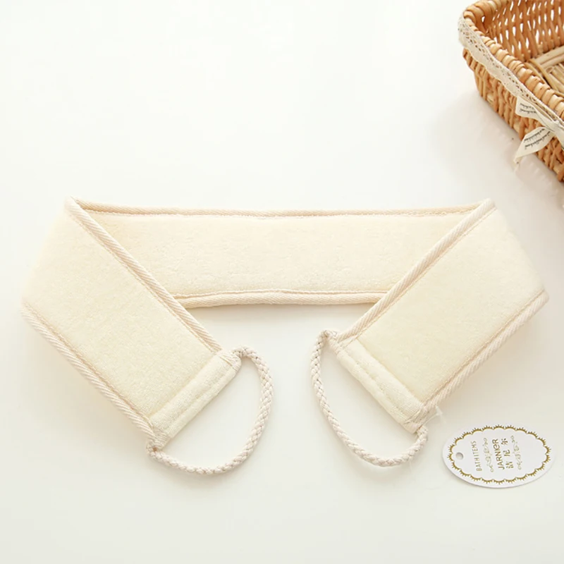 Natural Soft Exfoliating Loofah Bath Shower Unisex Massage Spa Scrubber Sponge Back Strap Body Skin Health Cleaning Tool 6