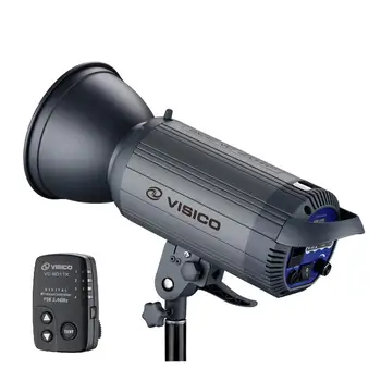 

Visico Studio Flash VC 400W HH Strobe Light high speed With Remote Control VC-801TX for bowens mount reflector background advertisement/school photography