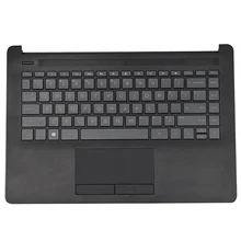 Чехол для ноутбука с подставкой для рук для hp Pavilion 14-CK 14-CM с американской клавиатурой L23491-001, черный, серый цвет
