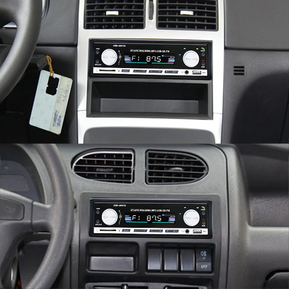 2015B Автомобильный плеер 1 Din авто FM AUX Mp3 Bluetooth аудиомодулятор Центральный Мультимедиа SD USB U диск музыкальный плеер