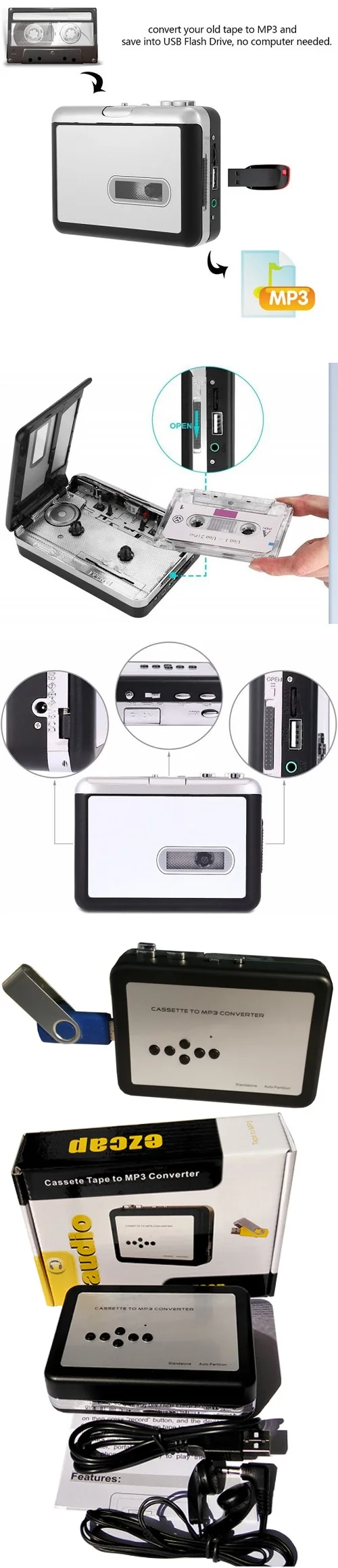 tape cassette to mp3 converter