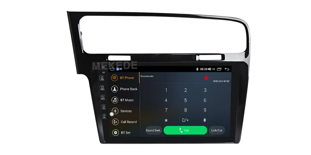 MEKEDE 4G LTE 4G+ 64G Android 10,0 автомобильный Радио Мультимедиа Видео плеер навигация gps для Фольксваген Гольф 7 Гольф 7 2013