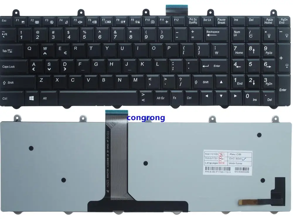Клавиатура для ноутбука MSI GE60 GE70 GX60 GX70 GT60 GT70 GT780 GT783 MS 1762 16GA 16GC 1757 1763 английская