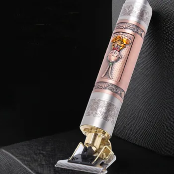 

Professional Electric Hair Clipper USB Rechargeable Shaver Pro Li Outliner Cordless T-Blade Beard trimmer for Men Beard razor