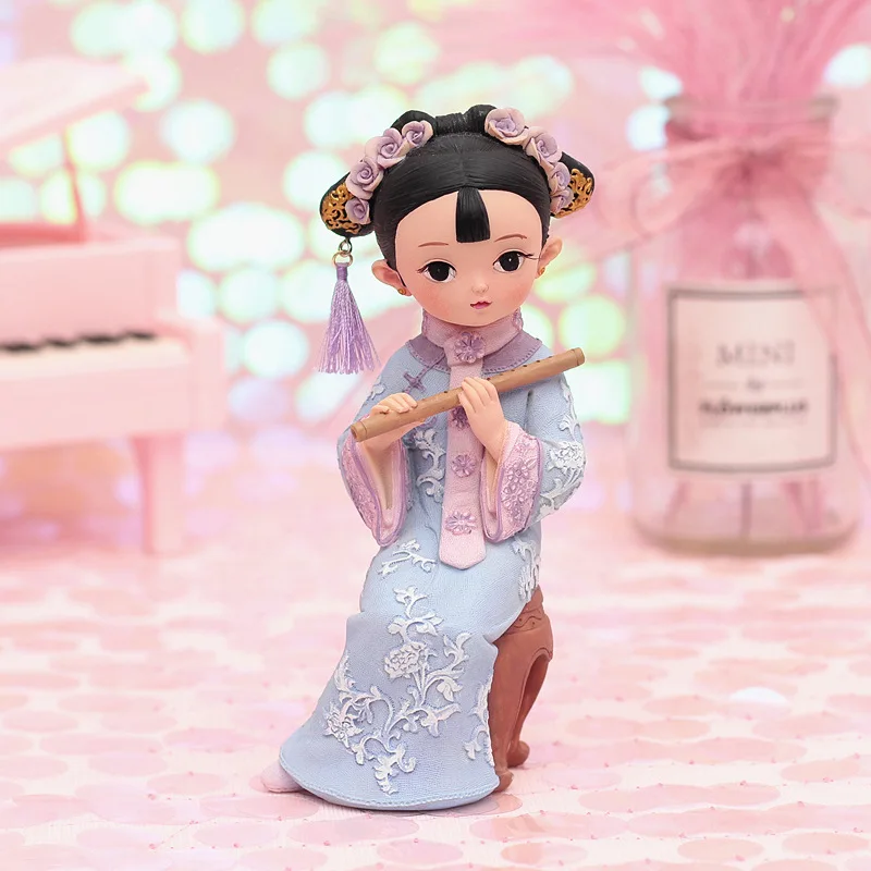 9 chui xiao Сказочная игрушка для детей, обучающая игрушка, подарок на день рождения, кукла, аниме, фигурка, фигурка, аниме, фигурка, забавная опера, сделай сам, украшения - Цвет: 9 chui xiao