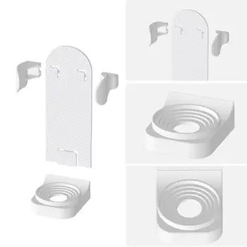 

1PC Creative Traceless Stand Rack Toothbrush Organizer Electric Toothbrush Wall-Mounted Holder Space Saving Bathroom Accessories