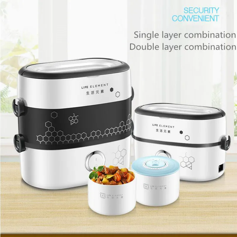 Electric Lunch Box Small Lunch Box Rice Cooker Cooking Appliance Thermal Lunch Box Hot Dish Cooking Rice Hot Rice Cooker