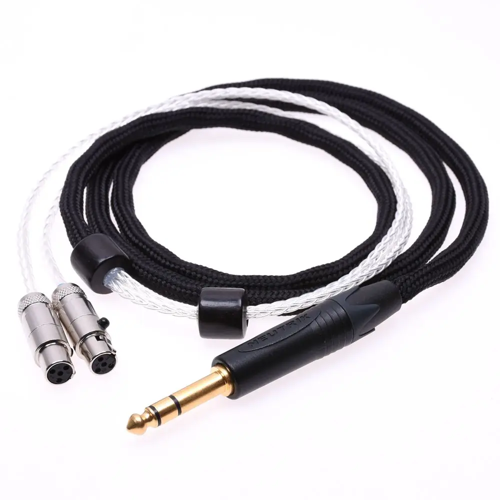 Цвет Черный; Каблук 16 ядер 5N Pcocc для Audeze LCD-2 LCD-3 LCD-X LCD-XC обновление наушников кабель-удлинитель